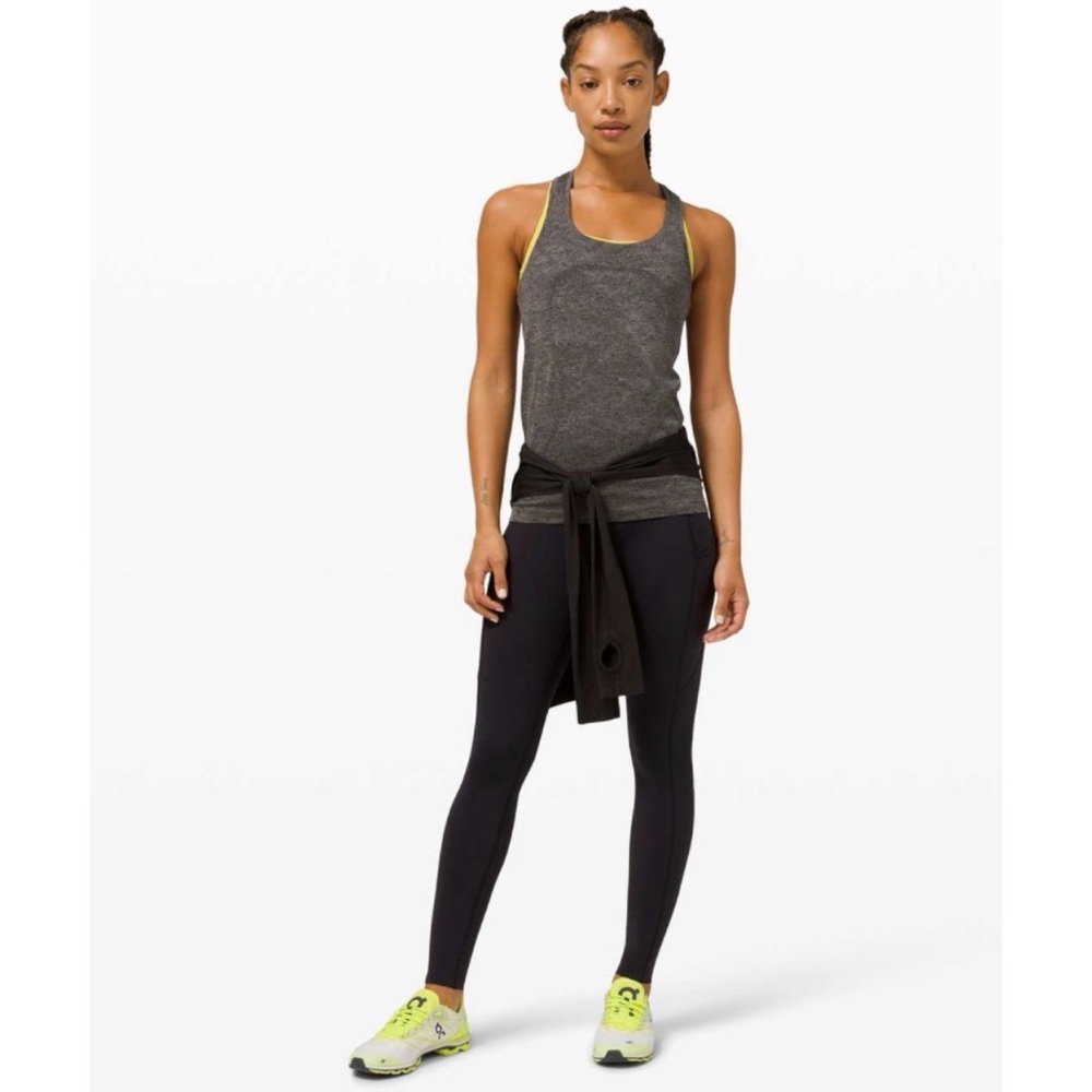Lululemon Swiftly Tech Racerback 2.0 Variegated Mesh Camo Black / Grey Sage 8 - Picture 3 of 8